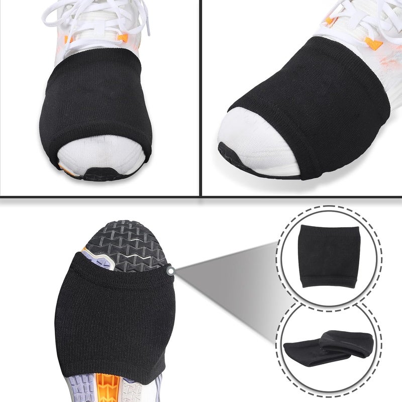 YAVOUN Socks for Dancing - 4 Pairs, Dance Shoe Covers for Dancer Easy pivoting and Sliding on Sticky Indoor Dance Floors - Image 2